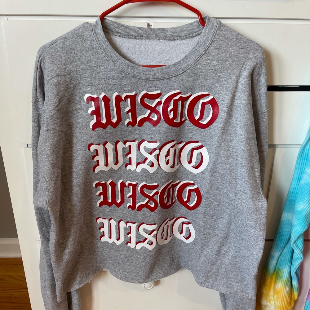 Wisconsin Gothic Letter Crewneck